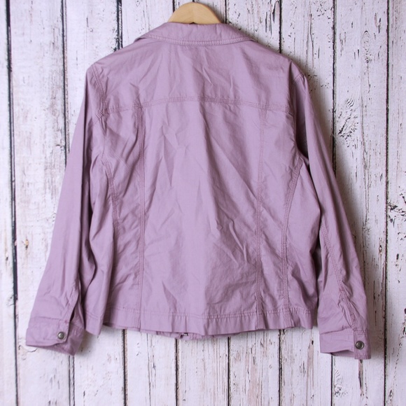 Croft & Barrow Lavender Jacket Size XL - Picture 5 of 8